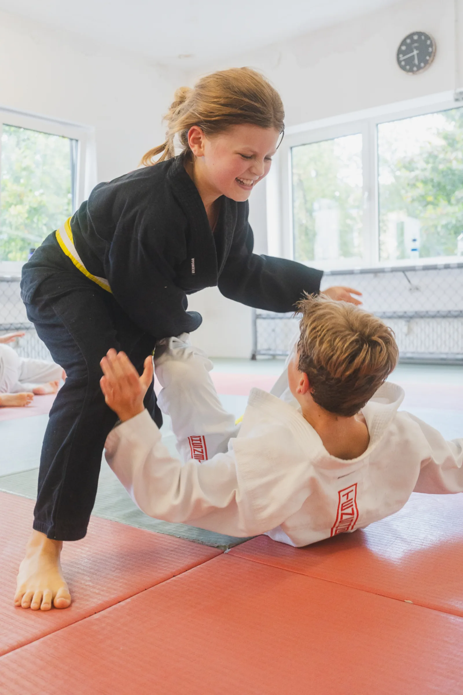 Kindergruppe im Brazilian Jiu-Jitsu bei Tensho